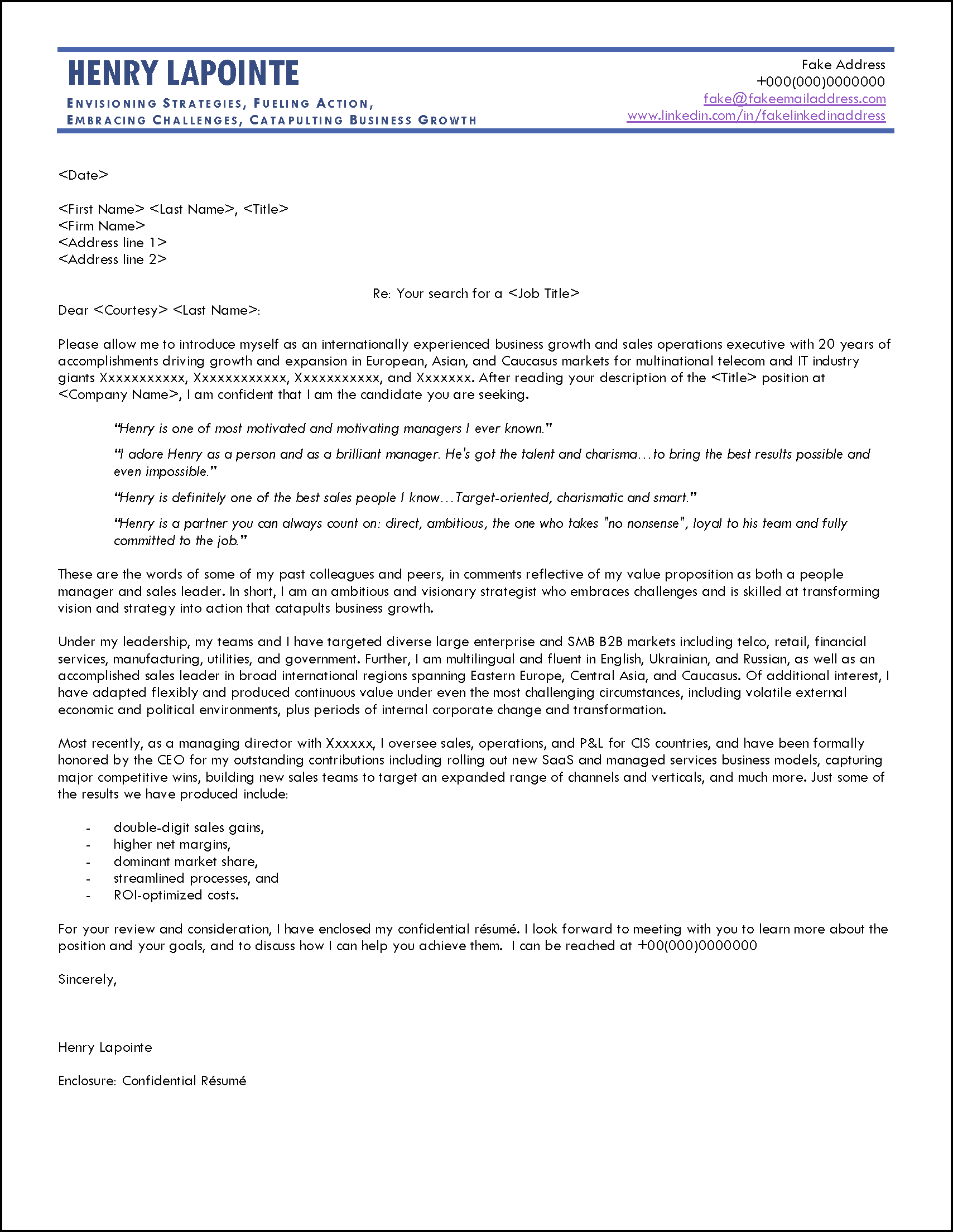 sample cover letter responding to job posting