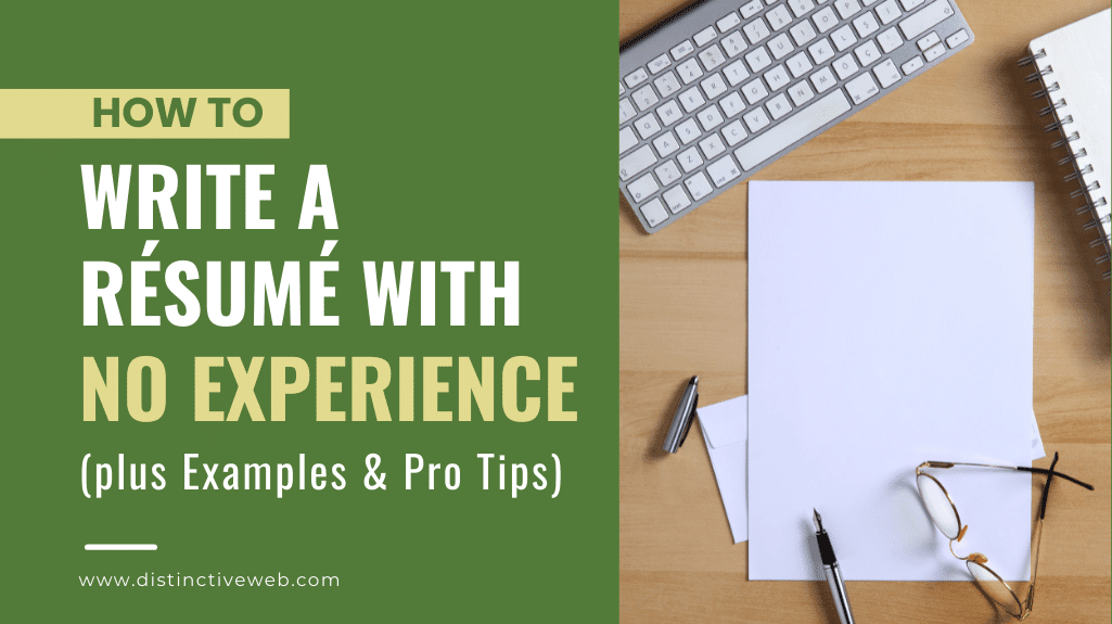 What To Write In A Resume With No Experience